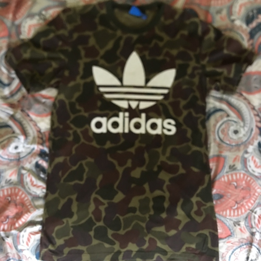 Adidas Camo T shirt (camera quality bad on phone)
